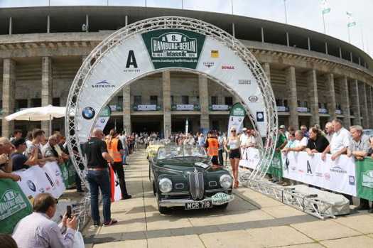 Bristol 401 Farina Cabriolet at the Hamburg-Berlin Klassik Rallye