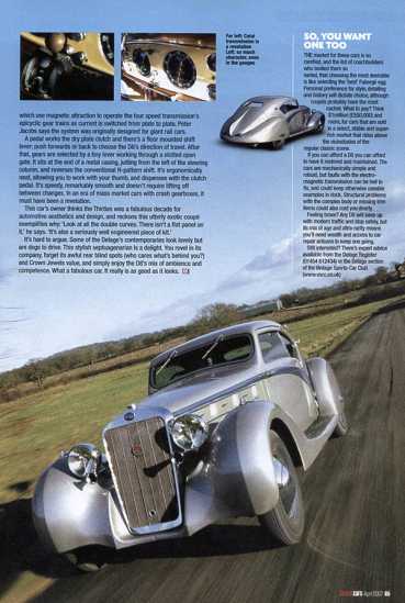 Classic Cars Magazine article: Flight of Fantasy pt5